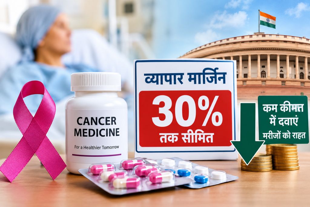 कैंसर की दवाओं पर सरकार का बड़ा फैसला, मरीजों को मिलेगी राहत